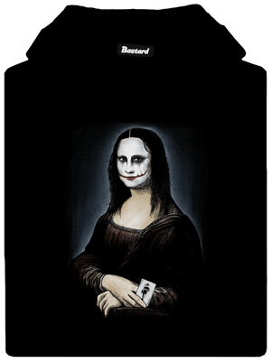 Mona Joker Lisa pánská mikina klokanka Black