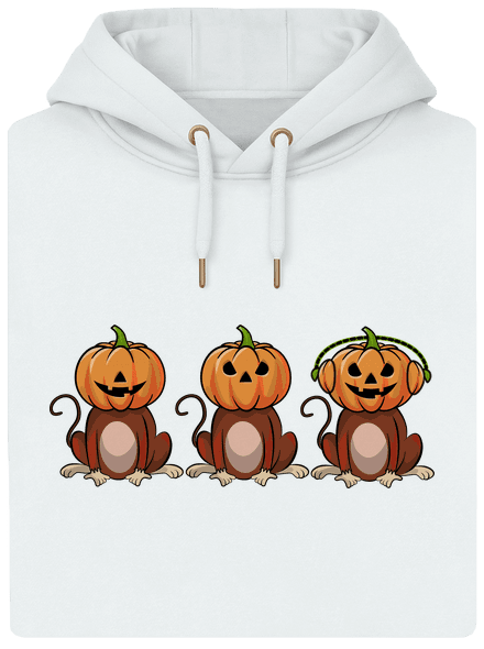 Halloween opičky unisex mikina premium Snowwhite