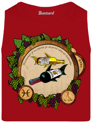 Vinný horoskop: Ryba pánské tílko Red