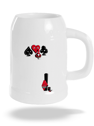 Vetřelec půllitr White