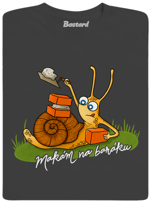 Makám na baráku pánské dlouhý rukáv Dark Grey