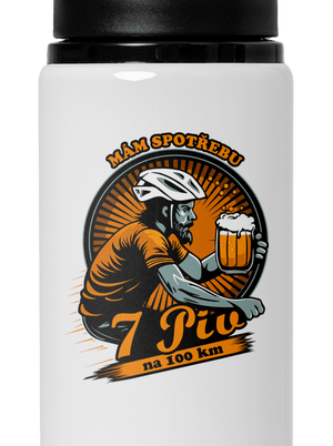 Spotřeba 7 na 100 lahev na vodu White