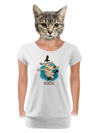 dámské tričko s lemem