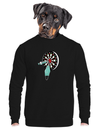 unisex mikina bez kapuce