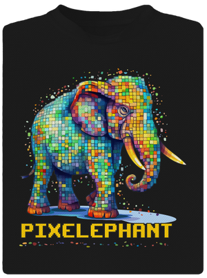 Pixelephant pánské sportovní tričko Black