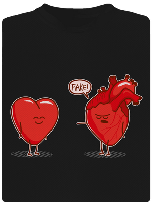 Srdeční záležitost dětské sportovní tričko Black