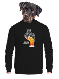 unisex mikina bez kapuce