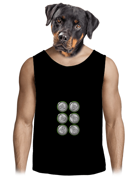 Sixpack pánské tílko Black