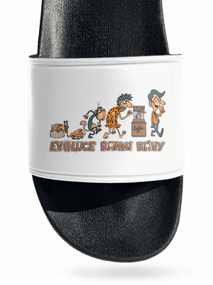 Evoluce ranní kávy pantofle White