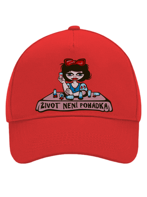 Sněhurka kšiltovka baseballka Classic Red