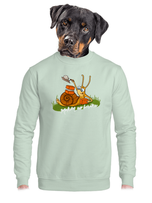 Makám na baráku unisex mikina bez kapuce Blush Mint