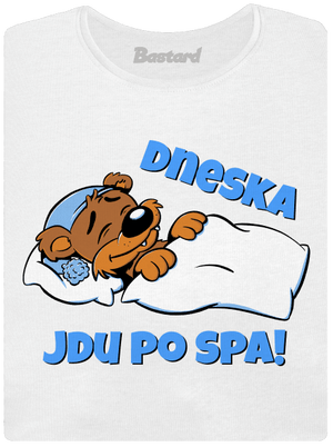 Dneska jdu po spa dámské tričko premium White