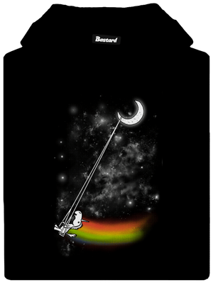 Unicorn Universe dámská mikina klokanka Black