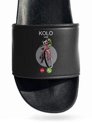 Kolo volá pantofle Black