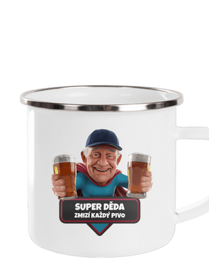 Super děda plecháček White