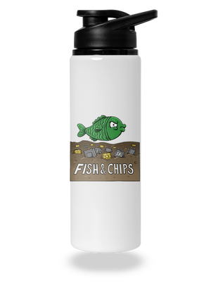Fish and IT chips lahev na vodu White