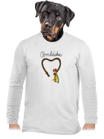 Pomláska pánské dlouhý rukáv White