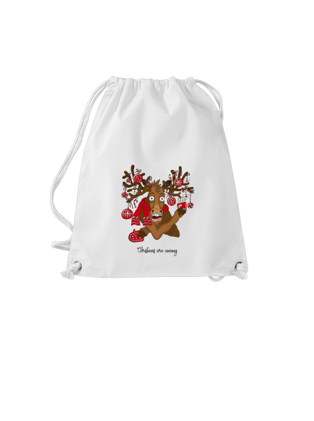 Vánoční sob vak White
