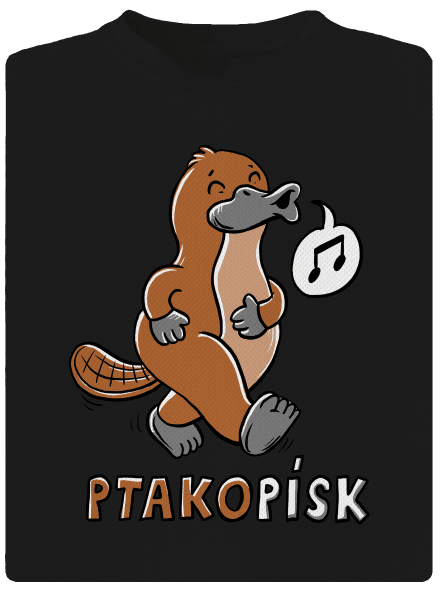 Ptakopísk dětské sportovní tričko Black