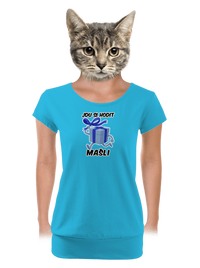 dámské tričko s lemem