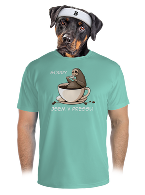 V pressu pánské sportovní tričko Mint Mal