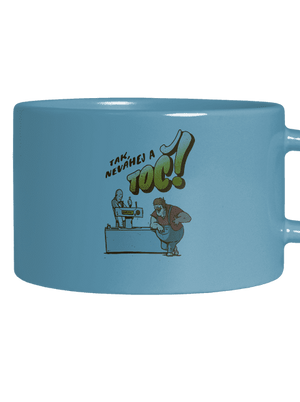 Neváhej a toč hrnek makronka Blue Macaron