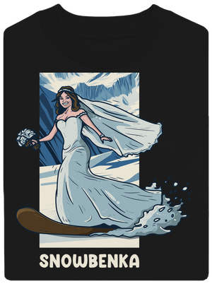 Snowbenec a snowbenka unisex mikina bez kapuce Black