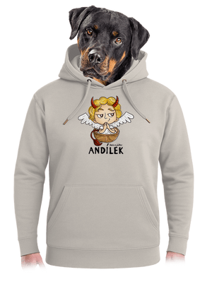 Andílek unisex mikina premium Pastel Macchiato
