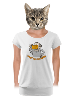 dámské tričko s lemem