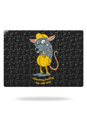 Myšák Casanova puzzle White