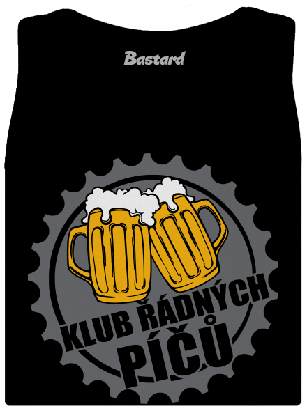 Klub řádných píčů dámské tílko klasické Black