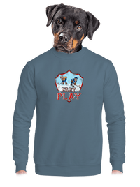 unisex mikina bez kapuce