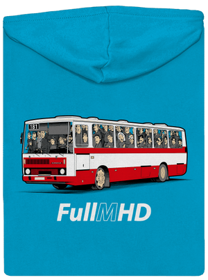 Full MHD dámská mikina na zip Blue Atol