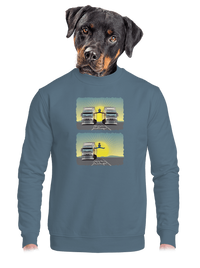 unisex mikina bez kapuce