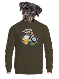 unisex mikina bez kapuce