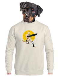 unisex mikina bez kapuce