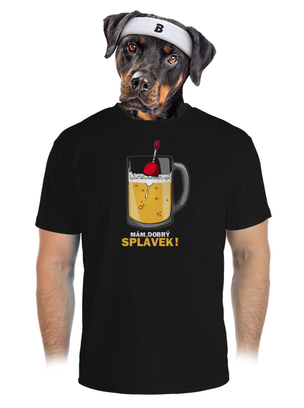 Splávek pánské sportovní tričko Black