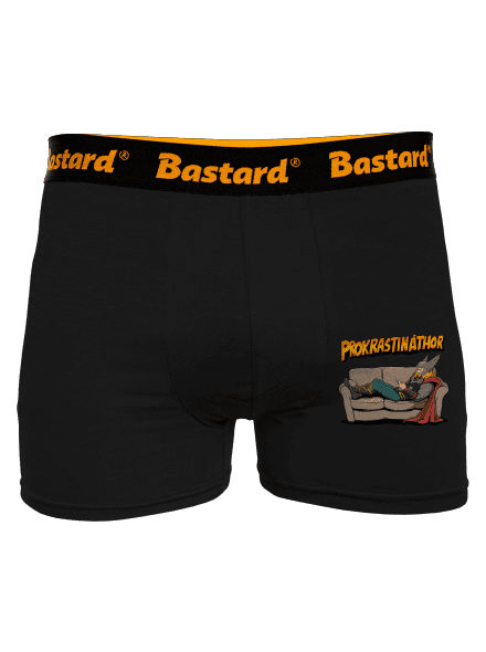 Prokrastináthor boxerky Black
