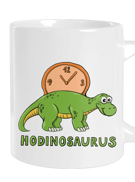 Hodinosaurus velký hrnek White