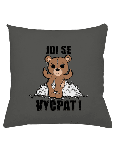 Jdi se vycpat polštář Gray Pol