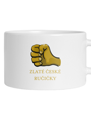 Ručičky hrnek makronka White