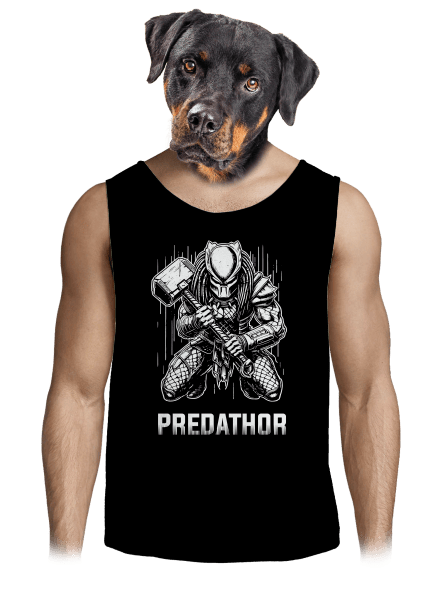 PredaThor a kladívko pánské tílko Black