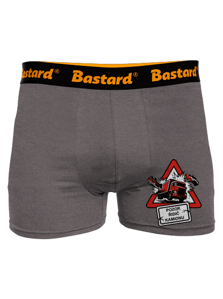 Řidič kamionu boxerky Gray Melange