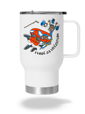 Tvrdě za vítězstvím termohrnek White