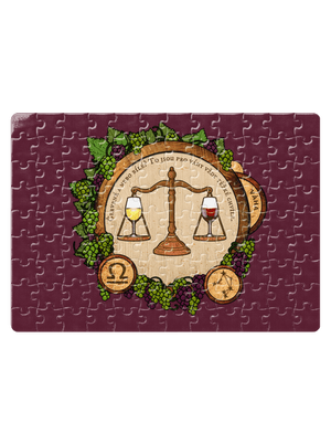 Vinný horoskop: Váha puzzle White