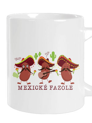 Mexická párty velký hrnek White