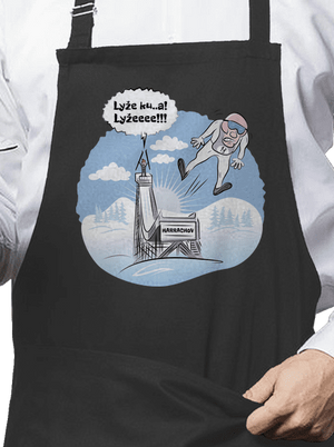 Lyže zástěra Dark Grey