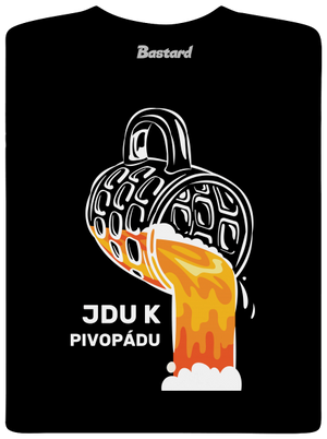 Pivopád pánské tričko Black