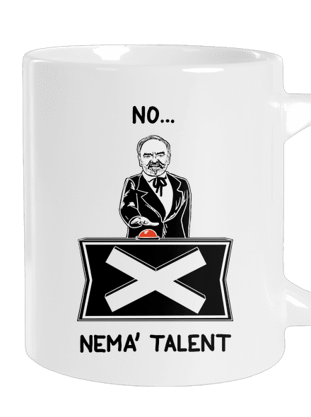 Cimrman: Nemá talent velký hrnek White