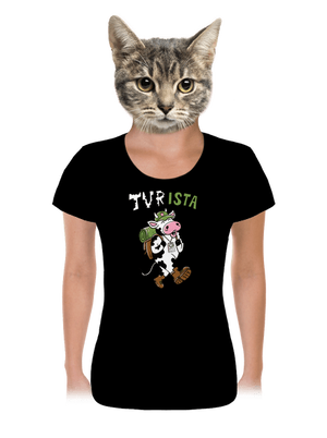 Tur na cestách dámské tričko Black